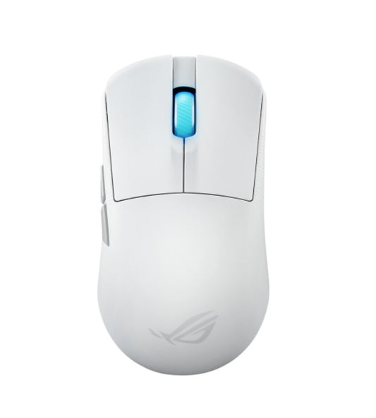 ASUS ROG Harpe Ace Mini White Ultralight 49-Gram Semi-Symmetrical Gaming Mouse, 42,000 dpi optical sensor,Tri-mode connectivity,ROG Optical Micro Swit, ROG Harpe Ace Mini_WHITE