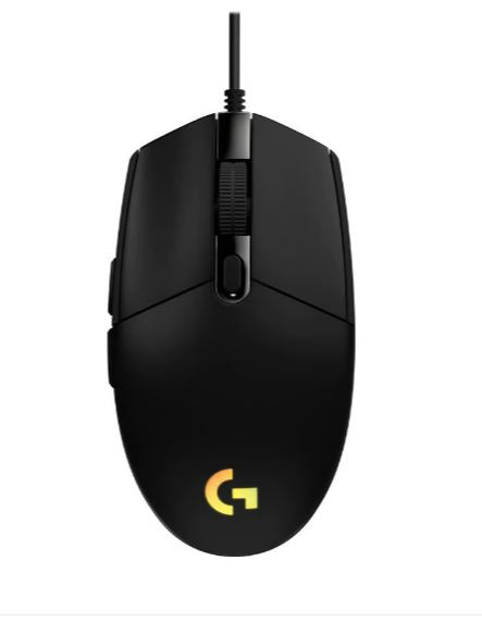Logitech G203 LIGHTSYNC RGB 6 Button Gaming Mouse 200 - 8,000 dpi USB data format: 16 bits/axis USB report rate:1000Hz (1ms) Microprocessor: 32-bitARM, 910-005790