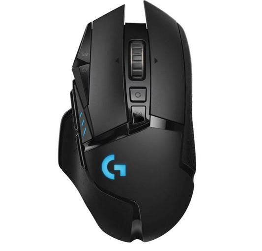 Logitech (LS) Logitech G502 Lightspeed USB Wireless Gaming Mouse 1ms 16000 DPI Mechanical Button Shifting POWERPLAY RGB Lighting 114g 16g weight, 910-005569