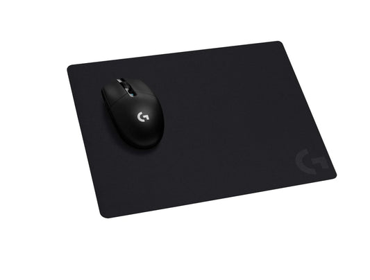 Logitech (LS) Logitech G640 Large Cloth Gaming Mouse Pad Classic Size 40 cm x 46 cm 3 mm Low Profile Hard Surface, 943-000801