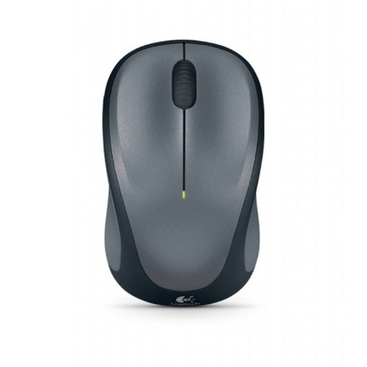 Logitech M235 Wireless Mouse Grey Contoured design Glossy Comfort Grip Advanced Optical Tracking 1-year battery life, 910-003384