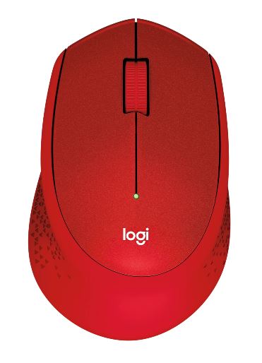 Logitech M331 SILENT PLUS Wireless Mouse RED DPI (Min/Max): 1000± 1-Year Limited Hardware Warranty, 910-004916