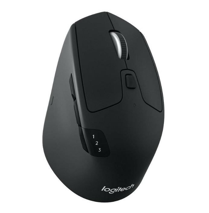 Logitech M720 Triathlon Multi-Device Wireless Bluetooth Mouse with Flow Cross-Computer Control & File Sharing for PC & Mac Easy-Switch up to 3 Devices, 910-004792