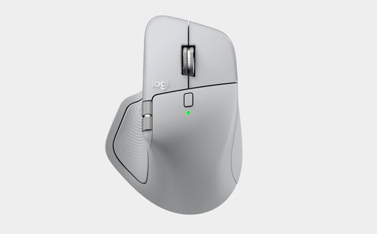 Logitech MX Master 4 Wireless Mouse - Pale Grey, 910-007566