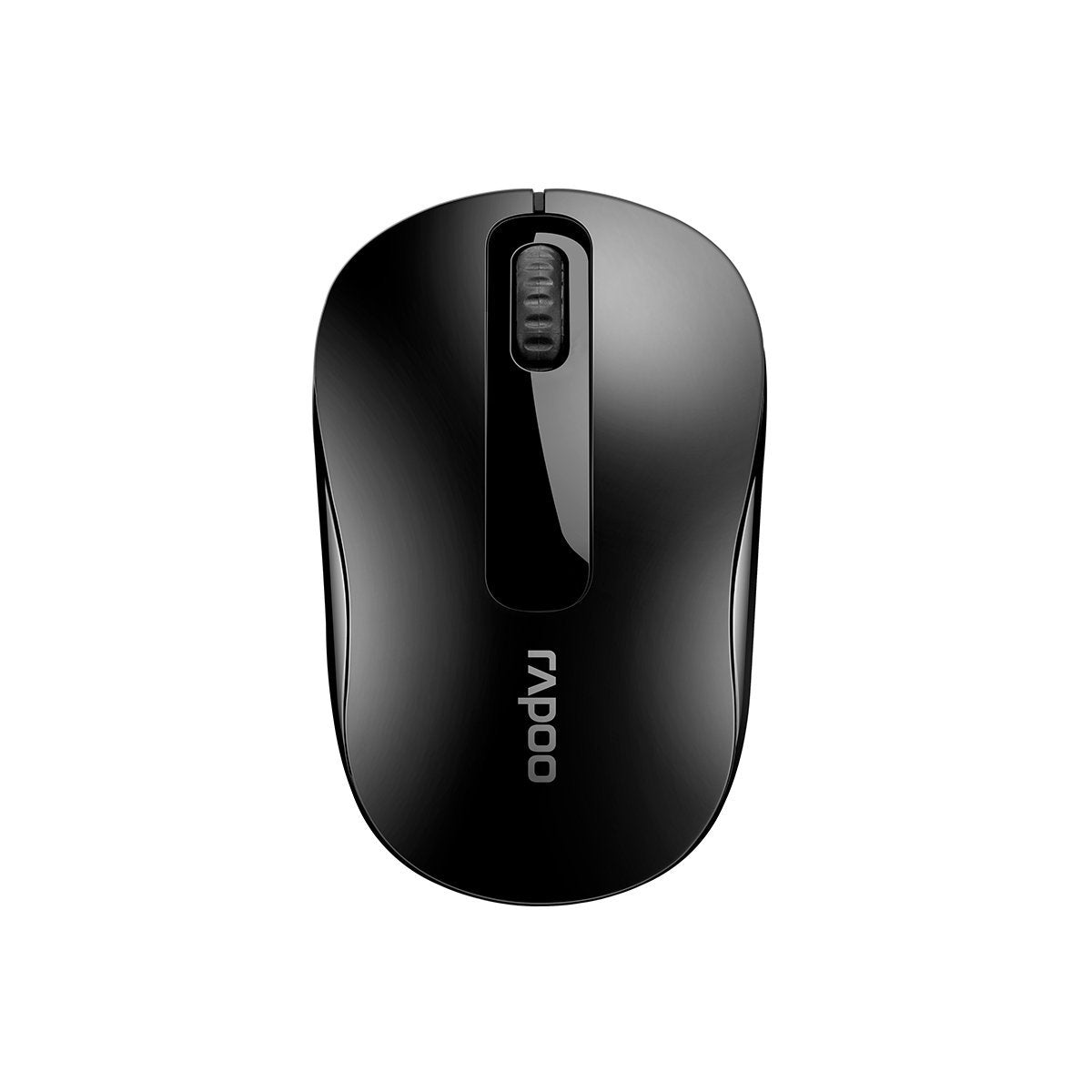 RAPOO M10 PLUS 2.4GHz Wireless Optical Mouse Black - 1000dpi Coverage up to 10 Meters and 360 degrees. 3Keys, M10Plus-Black
