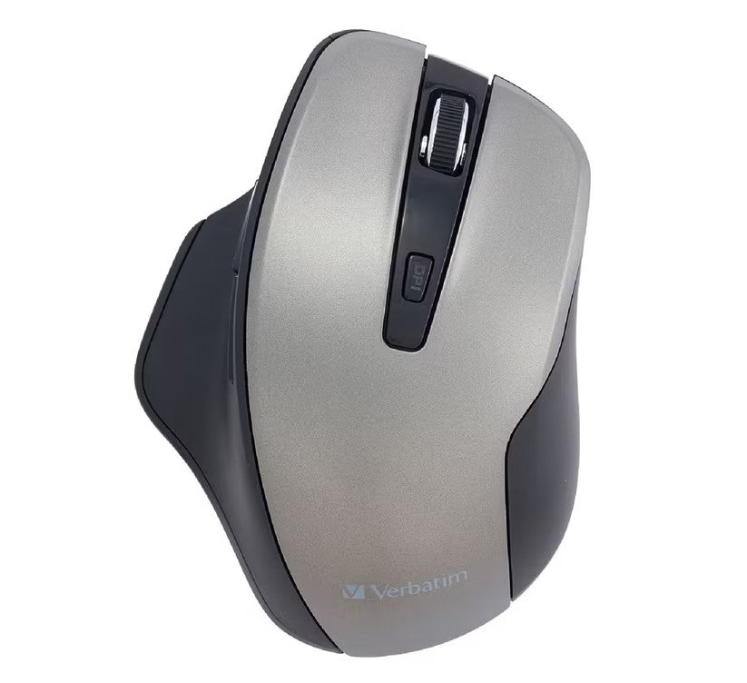 Verbatim Silent Ergonomic Wireless LED Mouse Graphite, 70242