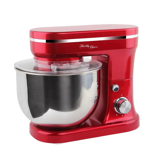 Healthy Choice 1200 Watt Mix Master 5 Litre Stainless Steel Bowl Red MMX1200R