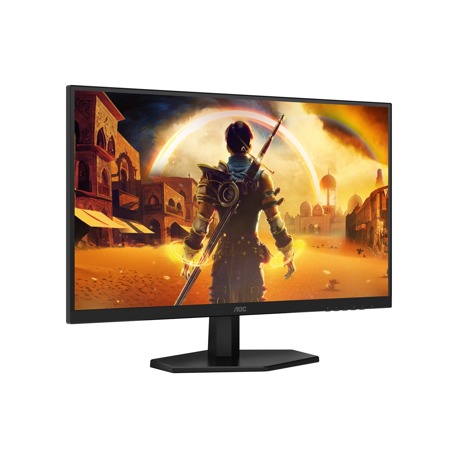 AOC 27' 180Hz 2560 x 1440 (QHD) 0.3ms, HDR400, Fast IPS, HDMI2.0 x 1 DisplayPort1.4 x 1 Adaptive Sync, Height Adjust Gaming Monitor, Q27G40E