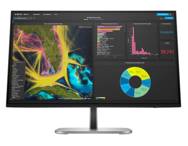 HP Series 5 524PF 23.8' / 24' 100Hz FHD IPS Monitor Anti-Glare 1920x1080 16:9 5ms Height Adjustment Tilt Pivot Swivel DP HDMI 4xUSB Hub 3yrs wty, 9D9L6UT