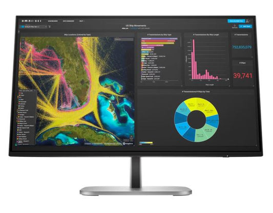 HP Series 5 524PF 23.8' / 24' 100Hz FHD IPS Monitor Anti-Glare 1920x1080 16:9 5ms Height Adjustment Tilt Pivot Swivel DP HDMI 4xUSB Hub 3yrs wty, 9D9L6UT