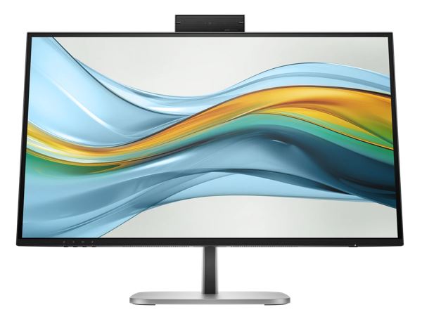 HP Series 5 Pro 527PM 27' 100Hz QHD Monitor 2.5K 2560x1440 16:9 5ms Height Adjustable Tilt Swivel Pivot 2xDP HDMI 1xUSB-C 100W PD Webcam LAN SPK VESA, 9E0Y9UT