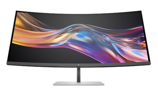 HP Series 7 Pro 738PU 38' Curved 4K WQHD Thunderbolt IPS Monitor 3840x1600 21:9 5ms Height Adjust Tilt Swivel Pivot HDMI DP USB-C VESA 3yrs, 8K167AA