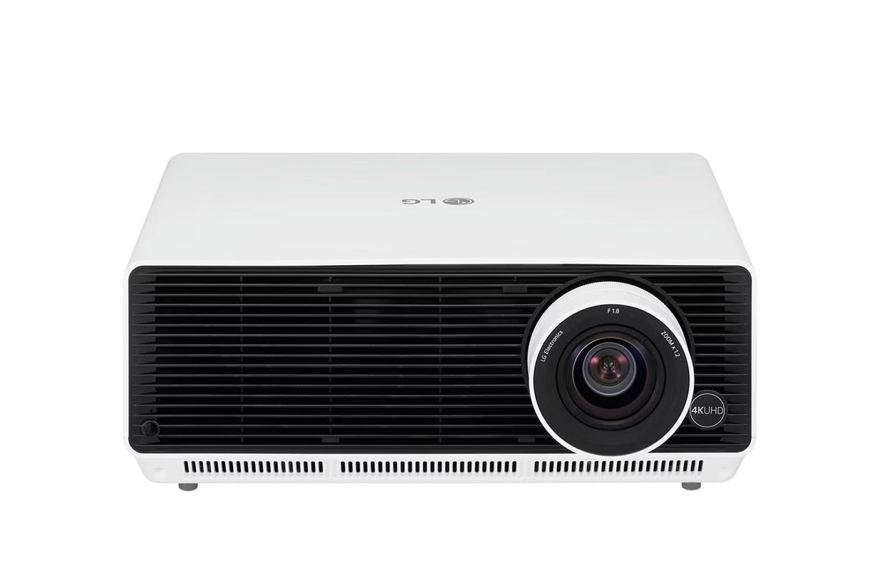 LG BU53R ProBeam 4K (3840x2160) Laser Projector, 5000 ANSI lumens, DLP, 3M:1 contrast, 0.94-1.14 throw, 1.2x zoom, lens shift ±20%/±50%, 20K hrs, BU53RG