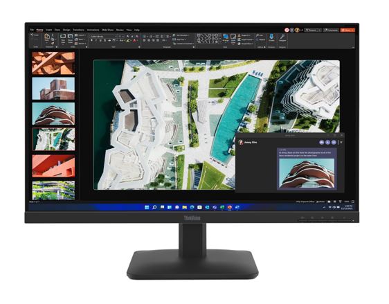 LENOVO ThinkVision S27-4E 27' FHD IPS Monitor 1920x1080 16:9 4ms 100Hz 300 cd/m² Anti-glare Tilt VGA HDMI VESA 3yr WTY Black, 64BEKAR1AU
