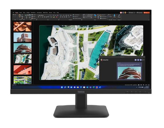 LENOVO ThinkVision S27-4E 27' FHD IPS Monitor 1920x1080 16:9 4ms 100Hz 300 cd/m² Anti-glare Tilt VGA HDMI VESA 3yr WTY Black, 64BEKAR1AU