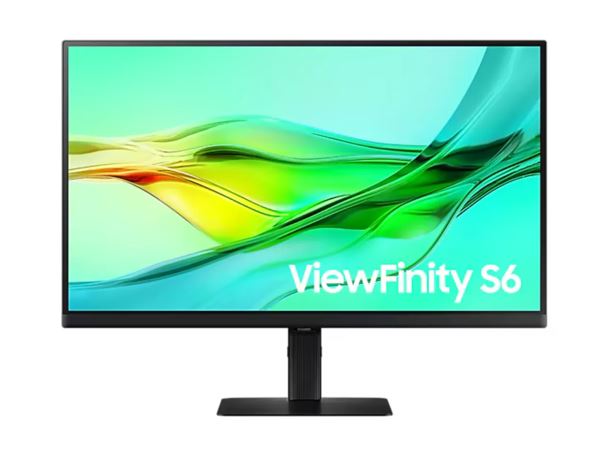 Samsung 23.8'/24' S60D ViewFinity 100Hz QHD USB-C IPS Monitor 2K 2560x1440 16:9 5ms Height Adjust Tilt Swivel Pivot DP1.4 HDMI USB-C HUB LAN HAS HDR10, LS24D600UEEXXY