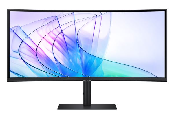 Samsung 34' ViewFinity S50GC UWQHD Ultra 3000:1 100Hz 3440x1440 21:9 5ms 350 cd/㎡ HDR10 VA DP HDMI USB-C Hub LAN Webcam Tilt HAS Swivel VESA 3YR, LS34C650VEEXXY