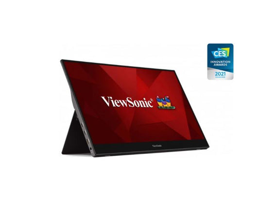 ViewSonic 16' TD1655 USB-C Touch FHD IPS , 2x Type-C (Power in with Video & Data). 3.5mm Audio, Mini HDMI x 1, Ultra Portable Monitor, 3YARW