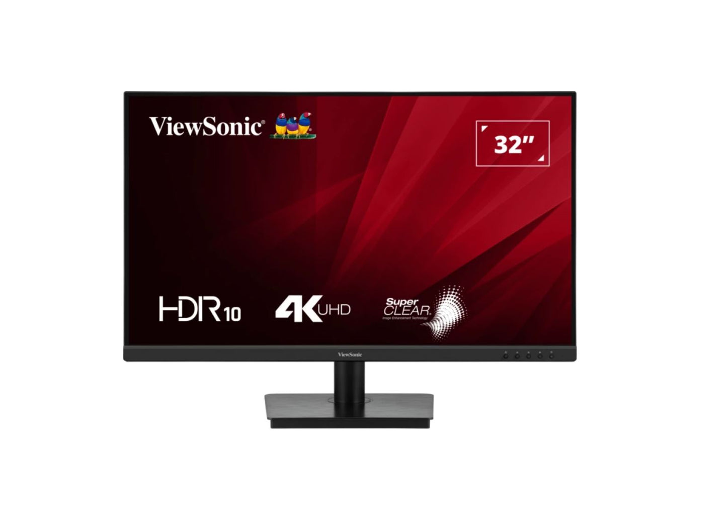 ViewSonic 32' VA3208 4K UHD 3840 x 2160, Superclear, HDR10, 2x HDMI and 1x DP, 3.5 Audio Port, Office Business Monitor Retail (LS),3YARW, VA3208-4K-MHD