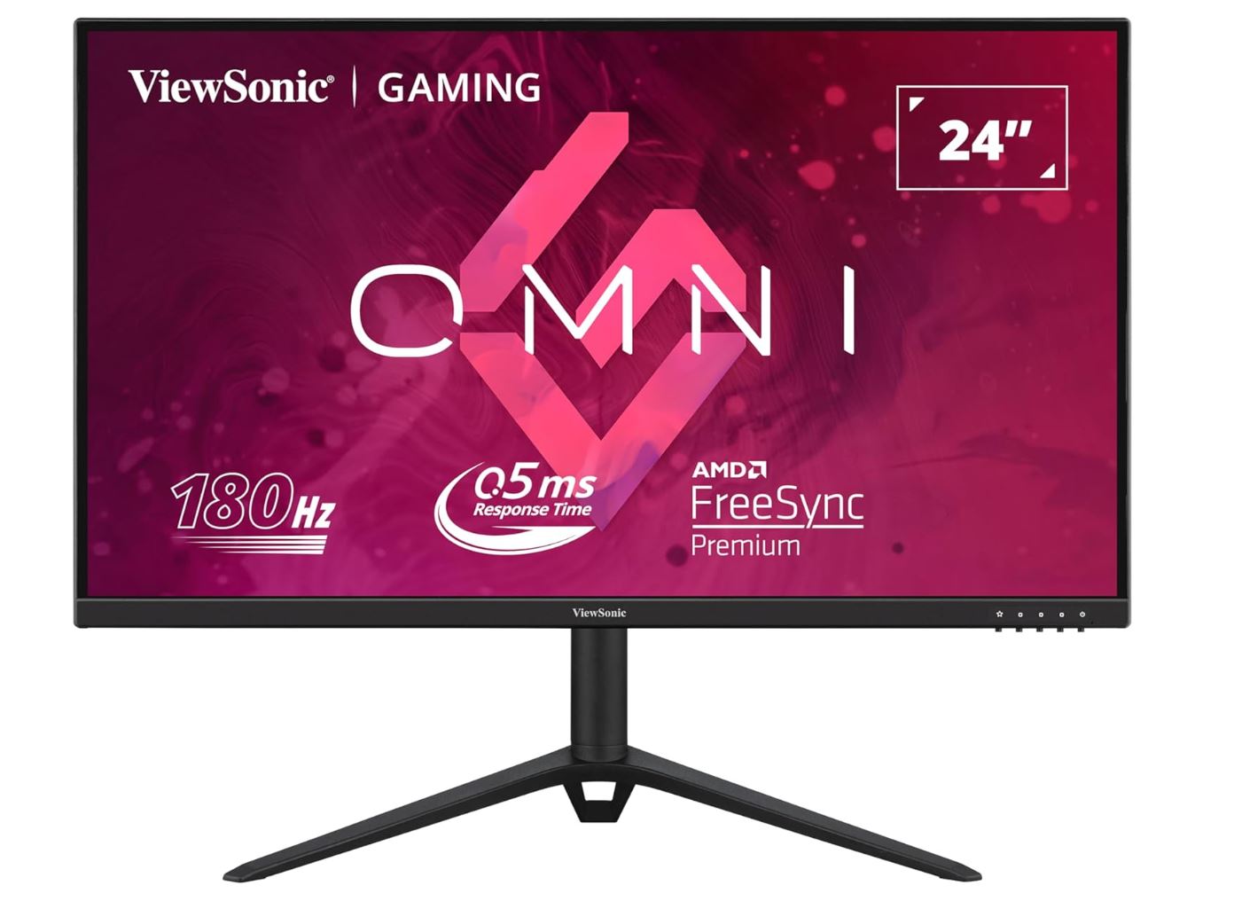 ViewSonic 24' FHD IPS Gaming, 180Hz, 0.5ms MPRT, HDR10, FreeSync Premium, AdaptiveSync, ClearMR, HDMIx2, DP, 2x2W Speakers. 3YARW, VX2428-180