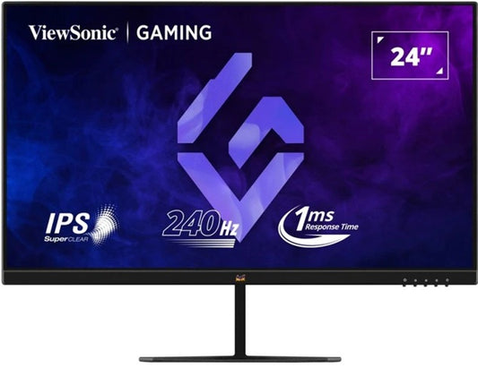 ViewSonic 24' FHD IPS 240Hz, 1ms MPRT, FreeSync & G‑Sync Compatible, HDR10, HDMI/DP Gaming Monitor,3YARW, VX2479A-HD-PRO