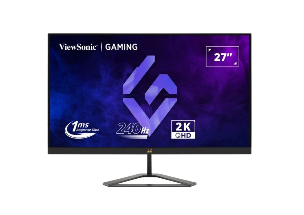 ViewSonic 27' 2K 240hz 1ms Lightning Fas, IPS, Dual Speakers, SuperClear IPS. 2x HDMI 2.0, 1x DP 1.4. VESA 100x 100t, Tilt Gaming Monitor,3YARW, VX2758A-2K-PRO-3