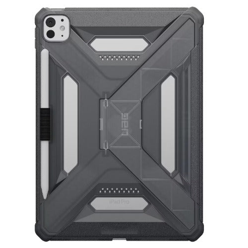 UAG Scout Plus Apple iPad Pro (11.0') (5th Gen) Case - Ash (124491113131), Slim, Soft-Touch, Built-in kickstand, Pencil Holder, 1 Year Warranty