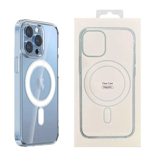 USP Apple iPhone 16 (61.') Clear Case with MagSafe - Built-in magnets, Scratch Resistant, Crystal Clear,Shockproof, 3 Years Warranty