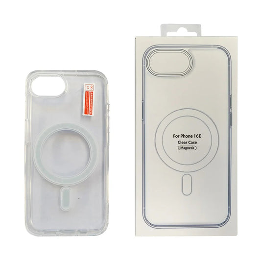 USP Apple iPhone 17e /  iPhone 16e (6.1') Clear Case with MagSafe - Built-in magnets, Scratch Resistant, Crystal Clear,Shockproof, 3 Years Warranty