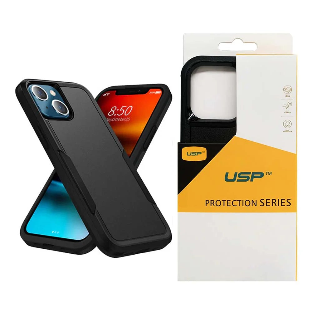 USP Apple iPhone 17 Pro Max (6.9') Armor Light Case with MagSafe Black - Built-in magnets, Drop Protection, Raised Edges, 3 Years Warranty
