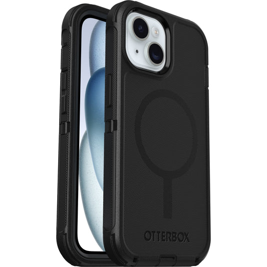OtterBox Defender MagSafe Apple iPhone 17e / iPhone 16e / iPhone 15/ iPhone 14 / iPhone 13 (6.1') Case Black- (77-97534), 7 Years Warranty