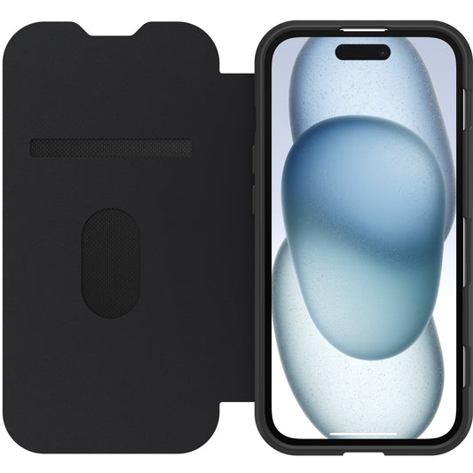 OtterBox React Folio MagSafe Apple iPhone 17e / iPhone 16e / iPhone 15 / iPhone 14 / iPhone 13 (6.1') Case Black Crystal (Clear/Black) ,7 Years Warra, 77-97827