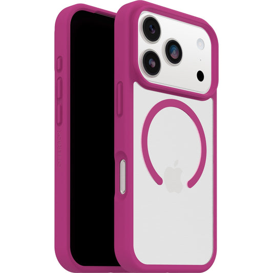 OtterBox React MagSafe Apple iPhone 17 Pro Max (6.9') Case Rose Crystal (Pink/Clear) - (77-98654),DROP+ Military Standard, 7 Years Warranty