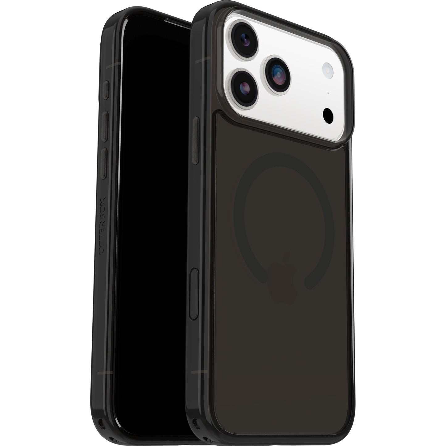 OtterBox Symmetry Clear MagSafe Apple iPhone 17 Pro Max (6.9') Case Black Mist (Clear / Black) -(77-98876),DROP+ 3X Military Standard,7 Years Warranty