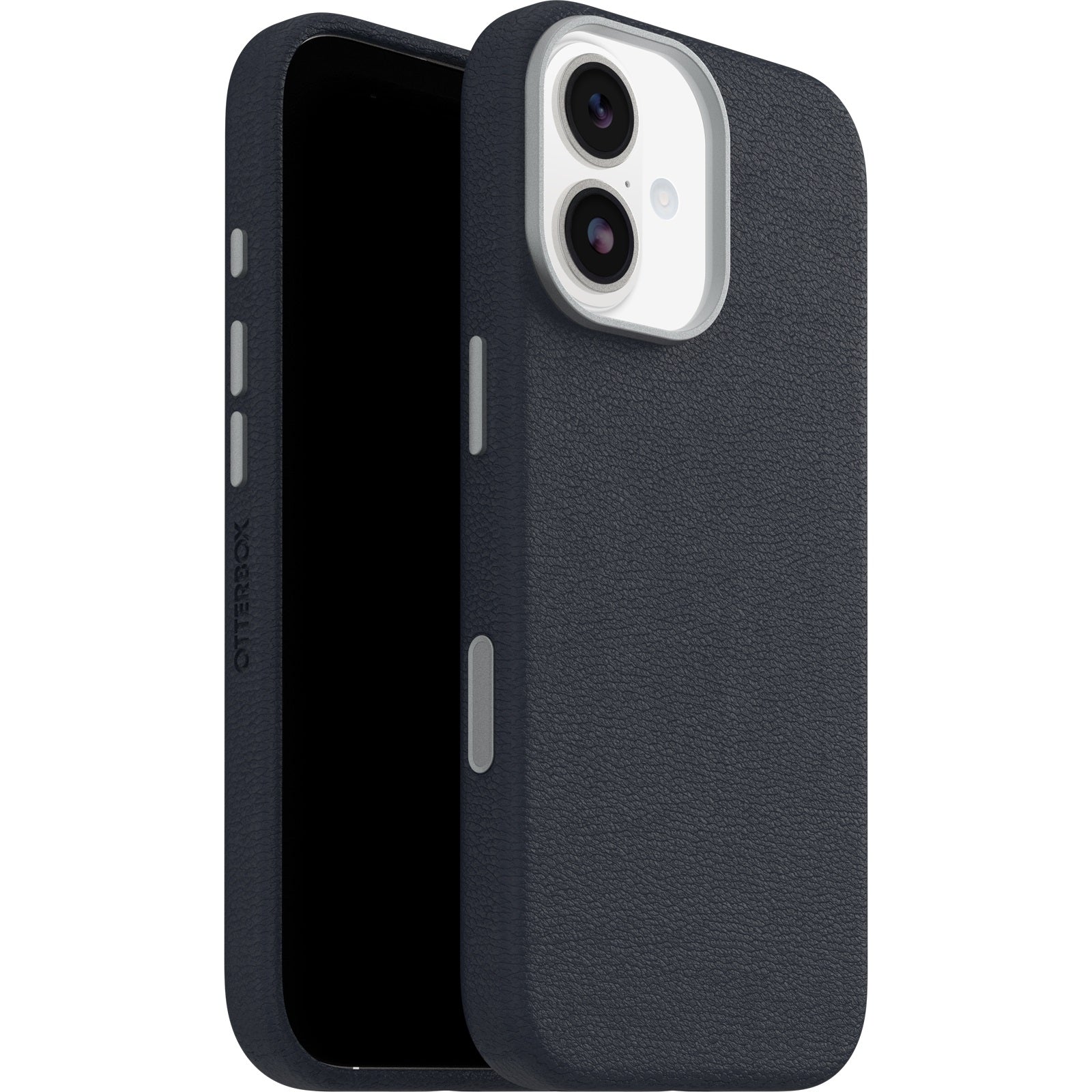 OtterBox Symmetry Cactus Leather MagSafe Apple iPhone 17 (6.3') Case Blue Sentiment - (77-99021), DROP+ 3X Military Standard, 7 Years Warranty