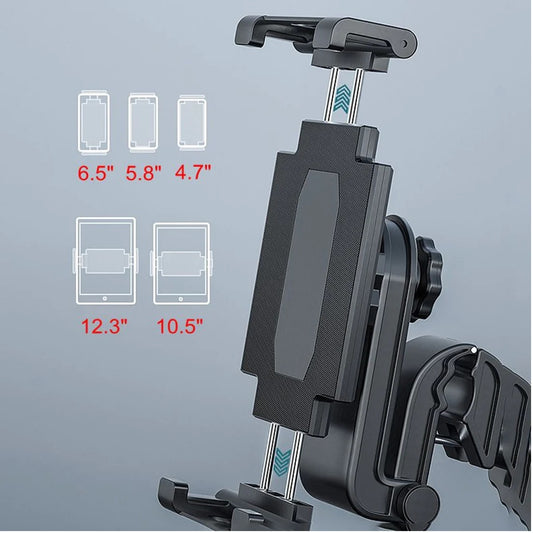USP Universal In-Car Tablet Mount Dash Windscreen Holders - Black, Compatible with tablets 7-11.9', Portrait/landscape viewing, Perfect mounting, AIUICTM