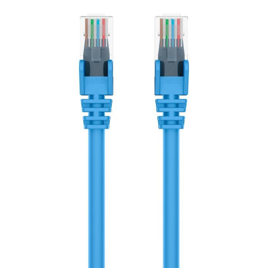 Belkin Cat6 Network Cables (5M) - Blue (A3L980bt05MBLUS), Exceeds 500MHz In Performance Tests, Snagless Prevents Breaking & Cracking, 2 Years Warranty