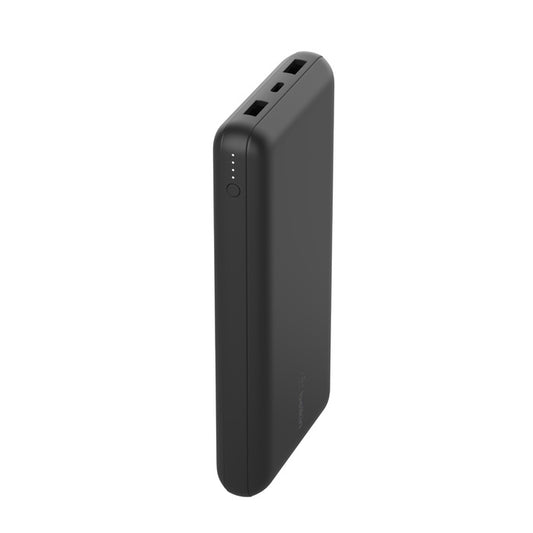 Belkin BoostCharge CCC-Certified 20k mAh Power Bank (Triple-Port) + USB-C to USB-A Cable - Black (BPB012btBK), 2x USB-A, 1x USB-C, 2 Years Warranty
