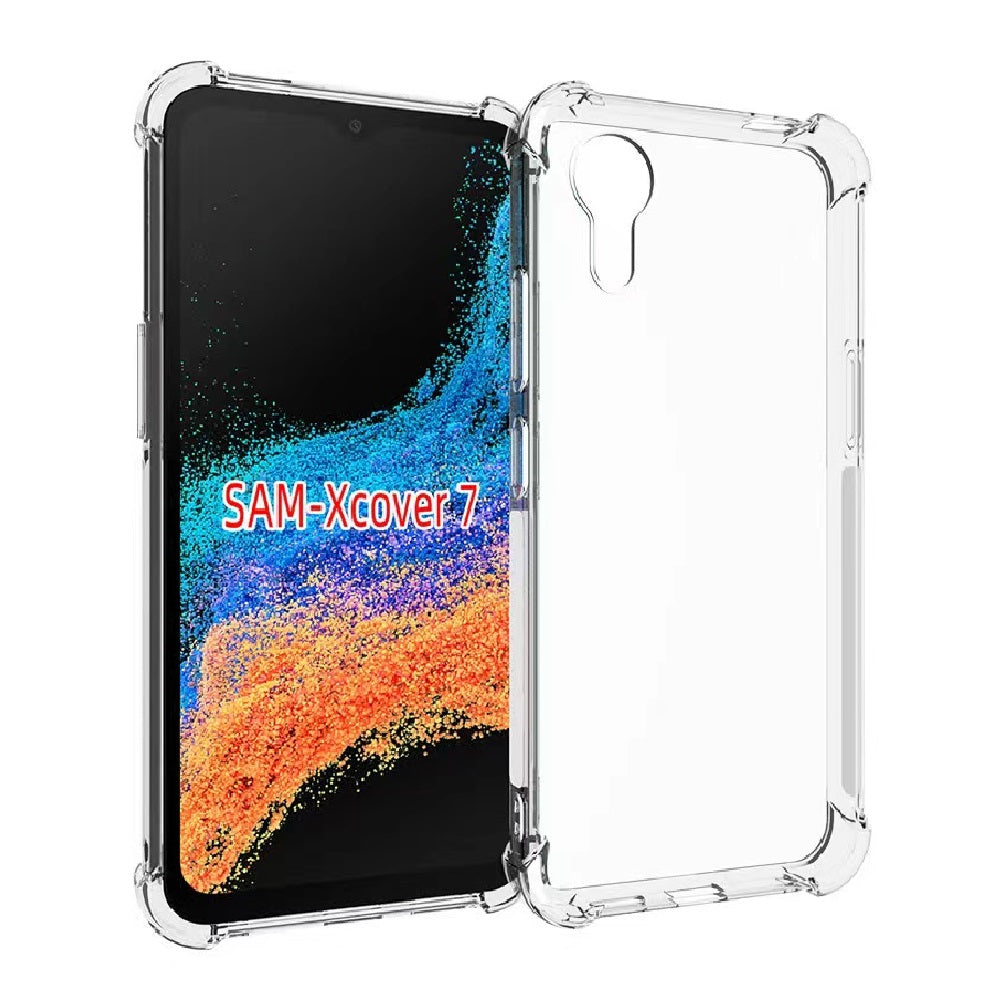 USP Samsung Galaxy Xcover7 (6.6') Jelly Clear Case - Shockproof, DropProof, Tough Gel, Flexibilty, Extra Grip, 3 Years Warranty, CASECJCXCOVER7