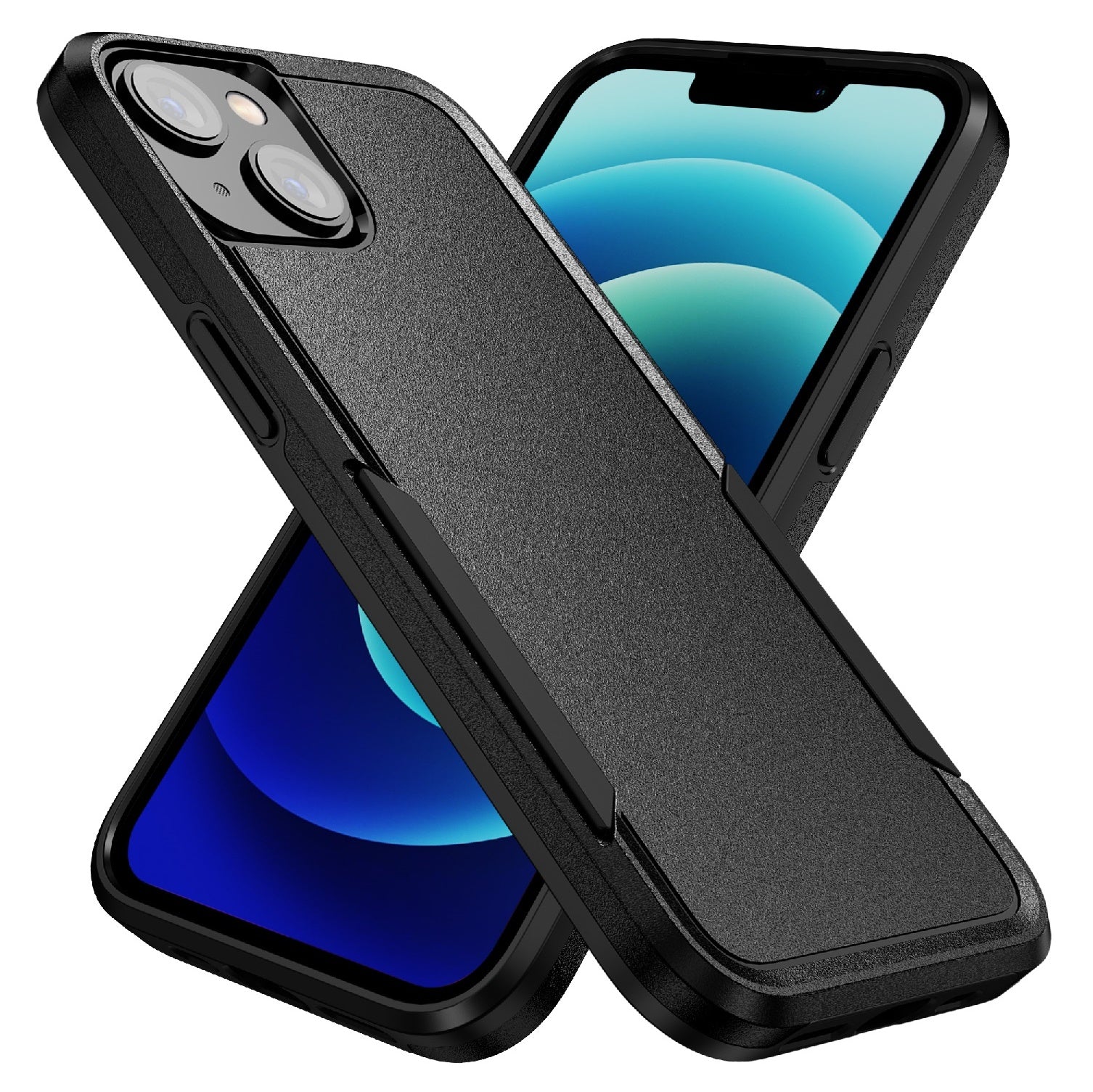 Phonix Rugged Apple iPhone 14 Plus (6.7') Armor Light Case Black - No-Slip, Sleek, Drop-Protection, Strong & Durable, 3 Years Warranty, CBALC14M