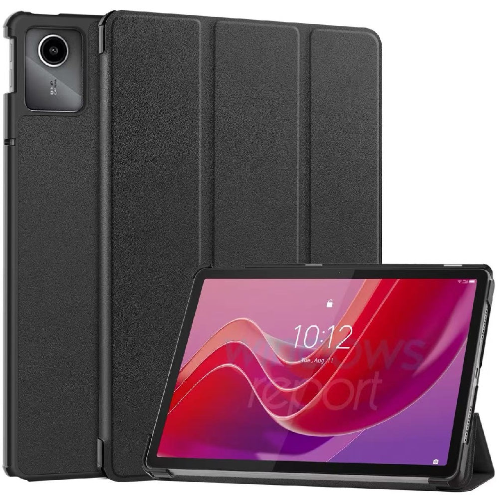 USP Lenovo Tab M11 / Tab Idea Pro (11') Folio Case - Slim, PU Leather, Auto Sleep/Wake Function, Drop Protection, 3 Years Warranty, CFBLTABM11