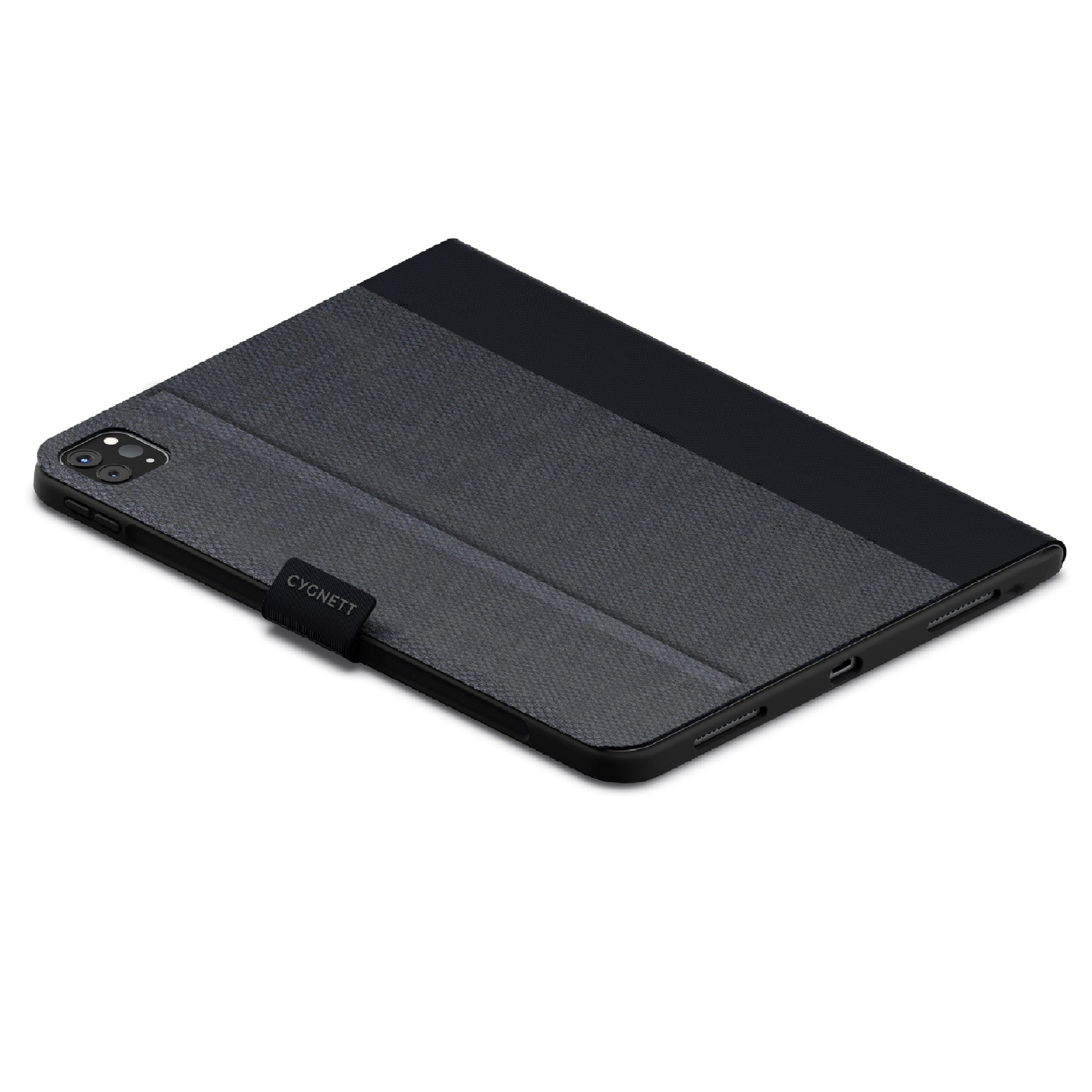 Cygnett TekView Apple iPad Pro (11') (M5/M4) (6th/5th Gen) Case - Black (CY4972TEKVI), 4ft Drop Protection, Pencil Storage, 2 Years Warranty