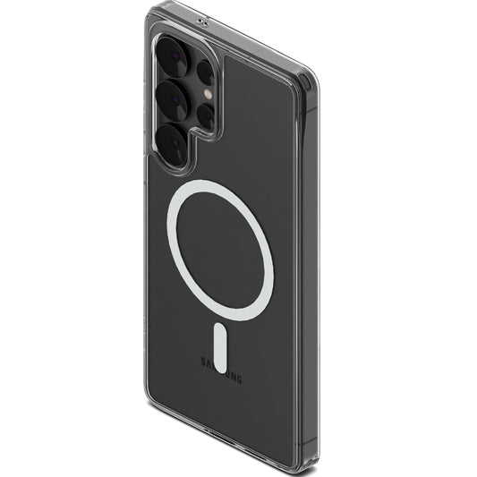 Cygnett AeroMag Samsung Galaxy S25 Ultra 5G (6.9') Clear Magnetic Case- (CY5288CPAEG),Anti-Yellowing,UV Resistance,Shock Absorbent,2 Years Warranty