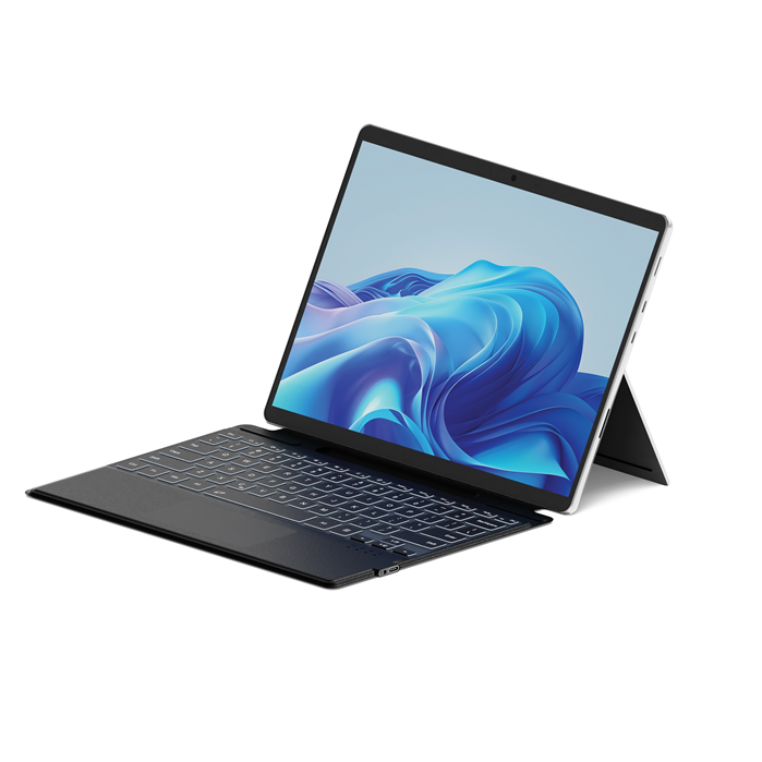Cygnett Microsoft Surface Pro 11/Surface Pro 10/Surface Pro 9/Surface Pro 8 Magnetic Keyboard - Black(CY5341CKBCA)Pen Slot,2 Years Warranty