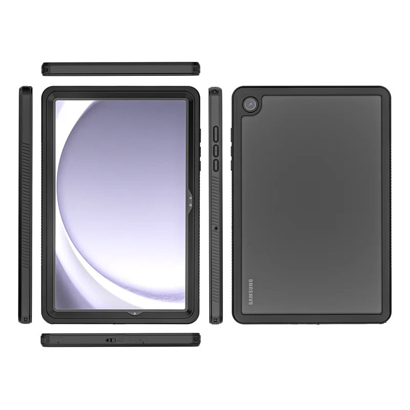 USP Samsung Galaxy Tab A9+ (11') WaterProof Case Clear - IP68, Reliable & Durable, 360° Rotation, DustProof, SnowProof, 3 Years Warranty