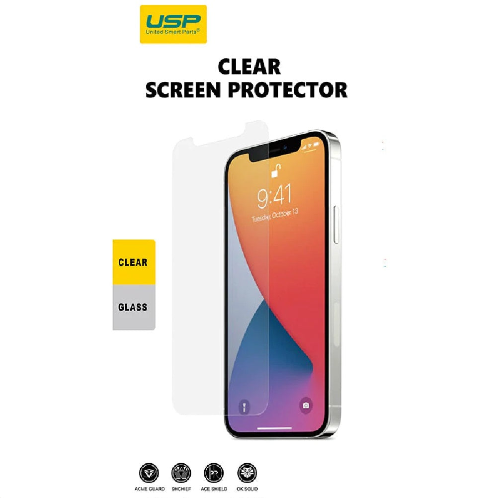 USP Apple iPhone SE (3rd & 2nd Gen) and iPhone 8 / iPhone 7 (4.7') Tempered Glass Screen Protector - Full Coverage, 9H Hardness, 3 Years Warranty, SPU2D6780