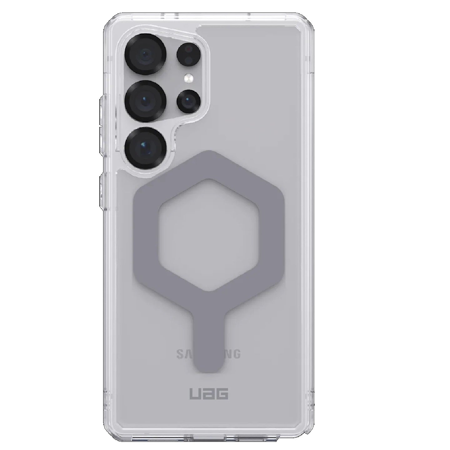UAG Plyo Pro Samsung Galaxy S25 Ultra 5G (6.9') Rugged Case - Ice/Silver, DROP+ Military Standard, Raised Screen Surround, 10 Years Warranty