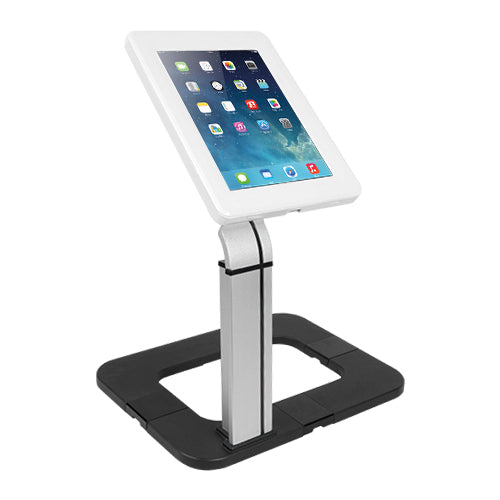 Brateck Anti-theft Countertop Tablet Kiosk Stand with Aluminum Base Fit Screen Size 9.7'-10.1' 368x277x481mm Anti-theft Lock with a Key (LS), PAD15-02