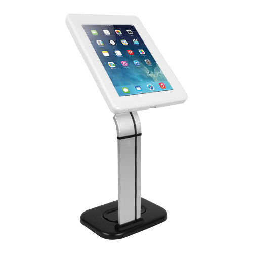 Brateck Anti-theft Countertop Tablet Kiosk Stand with Steel Base Fit Screen Size 9.7'-10.1' 262x261x485mm Anti-theft Lock with a Key (LS), PAD15-03