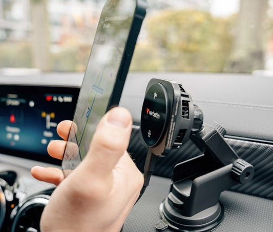 Verbatim Charge 'n' Drive Qi2 Magnetic Wireless Car Charger CND-02, 31861